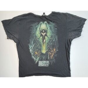 BlizzCon 2010 T Shirt JINX 2XL Blizzard Entertainment Gaming Warcraft Diablo